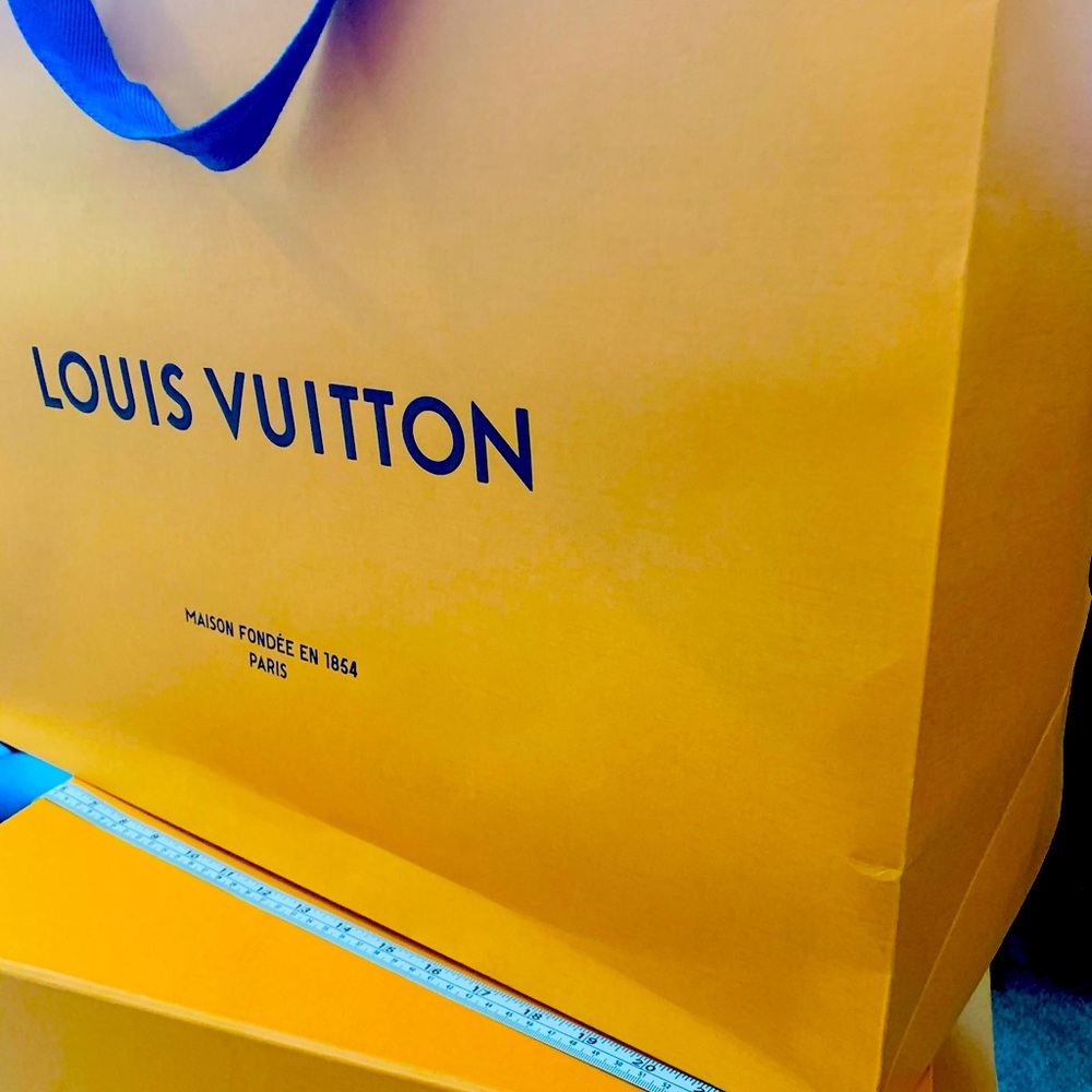 SOLD ~Authentic XXL Louis Vuitton Paper Shopping Bag
